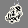 Paper Air Freshener Tag W/ Tab - Clown (Derby Hat)